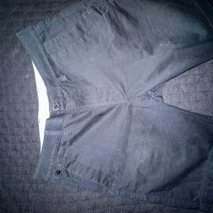 Gstar Raw Black Cotton Shorts